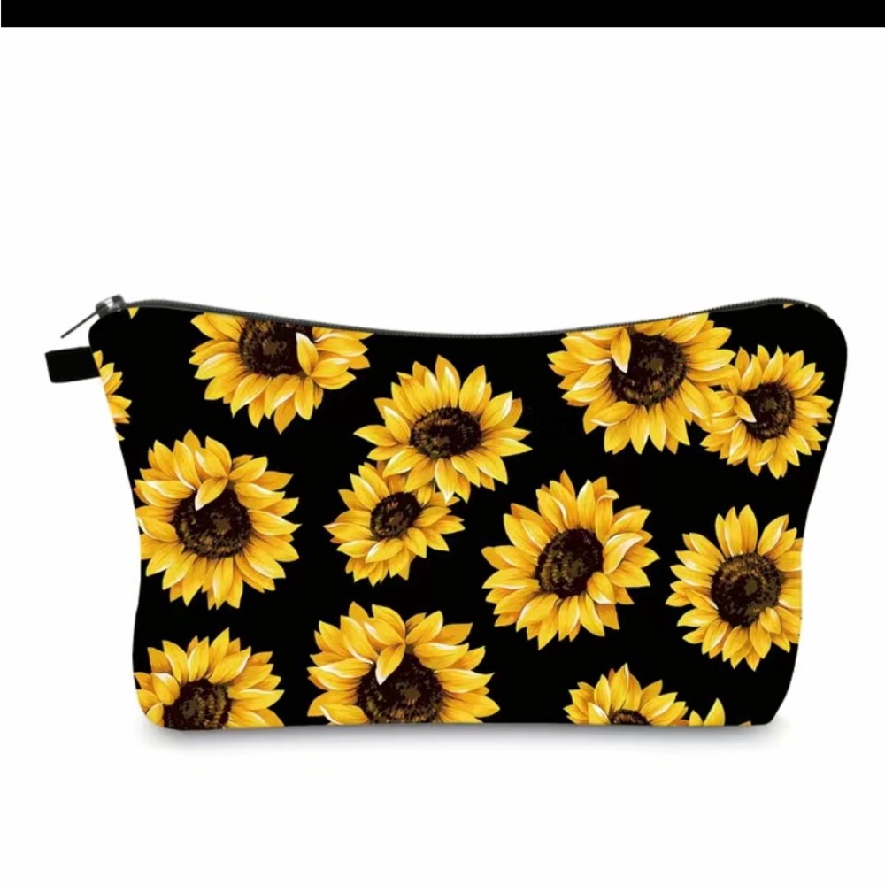 Cute makeup case! Sunflowers!